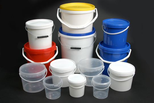used plastic pails